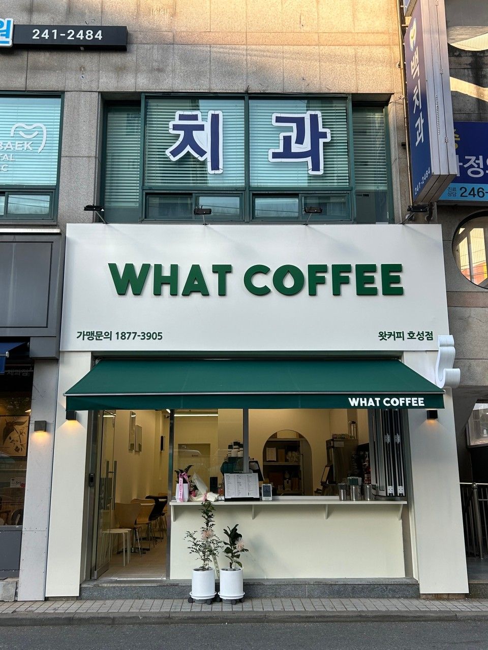 왓커피 호성점 매장